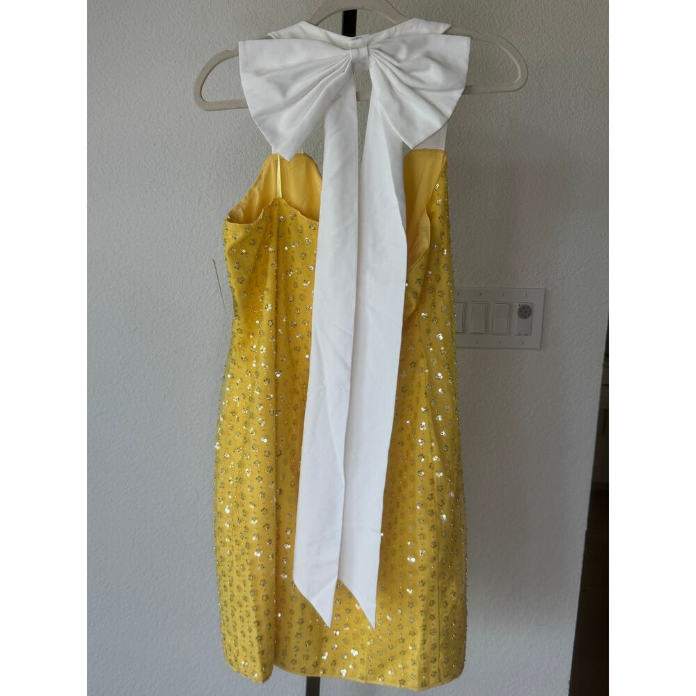 Mestiza New York | Millie Sequined Halter Mini Dress - Picture 4 of 6